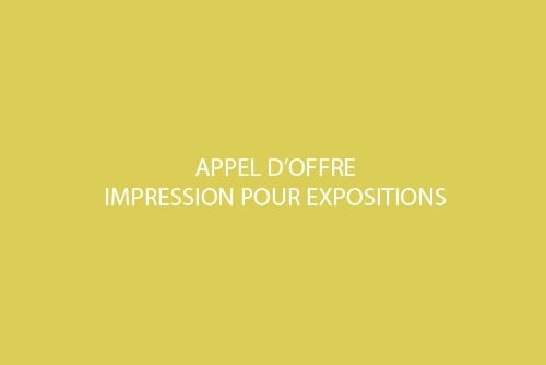 Impression pour expositions