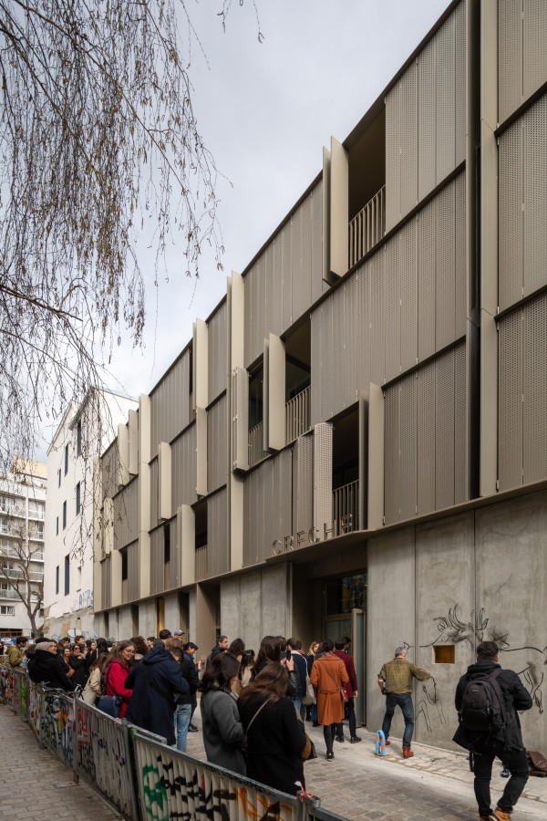 20 social housing homes, a nursery school, Paris 20