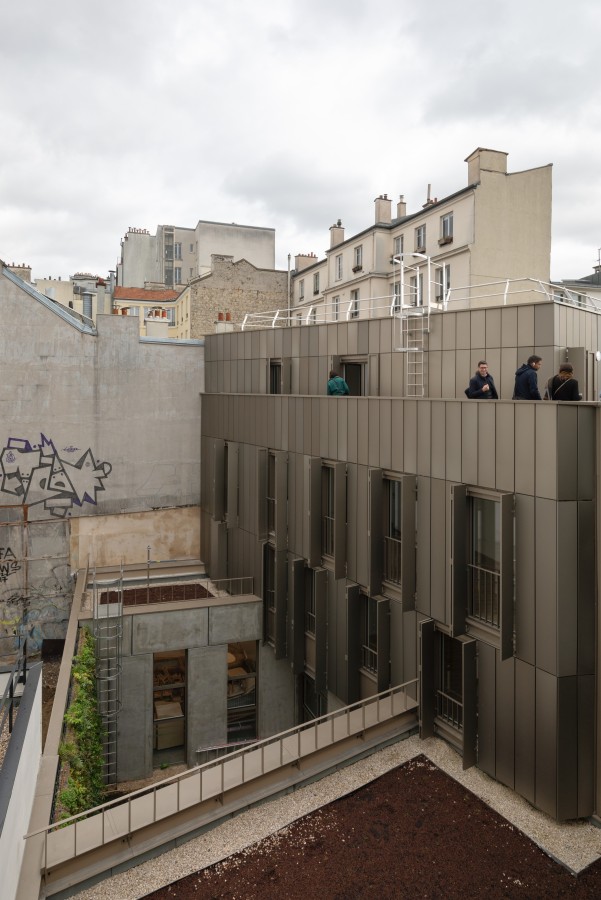 20 social housing homes, a nursery school, Paris 20