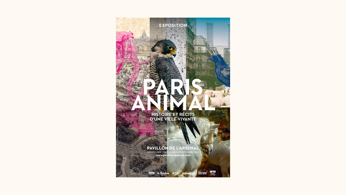 Affiche Paris Animal EBoutique & éditions Pavillon de l'Arsenal Affiche Paris Animal EBoutique & éditions Pavillon de l'Arsenal