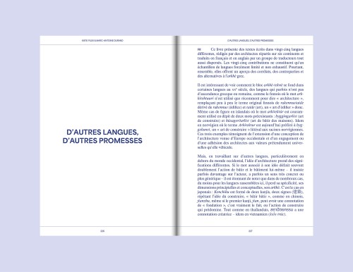 Traduire : Architecture