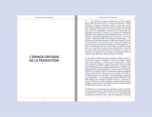 Traduire : Architecture