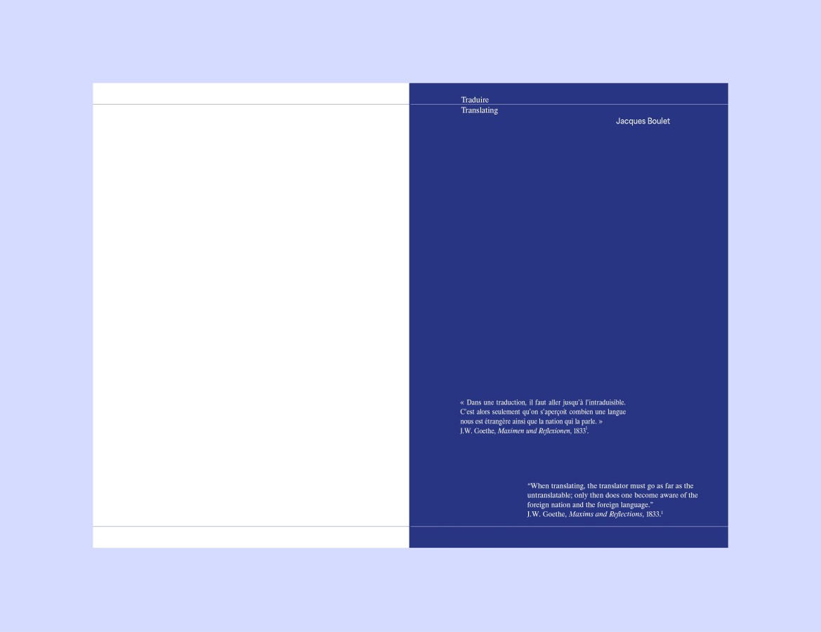 Traduire : Architecture