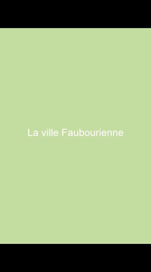 La ville faubourienne