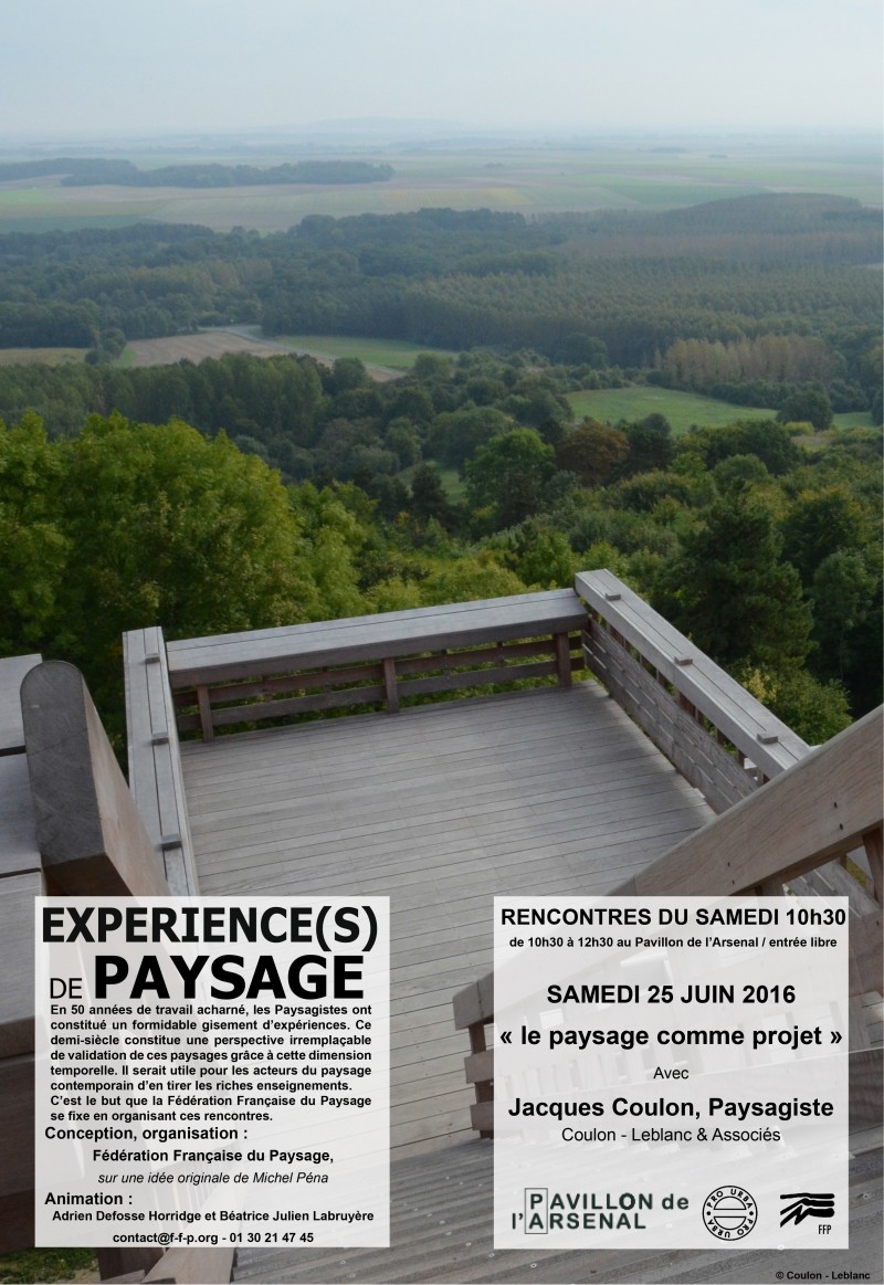 Le paysage comme projet | Expérience(s) de paysage | Cycles en cours ...