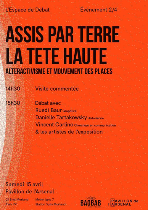 Debat Assis par terre la tete haute