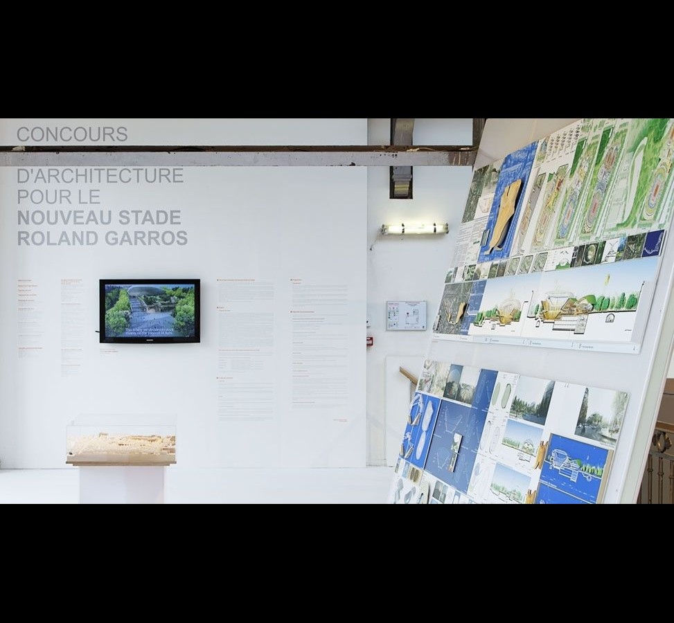 Concours international d'architecture pour le nouveau Stade Roland Garros