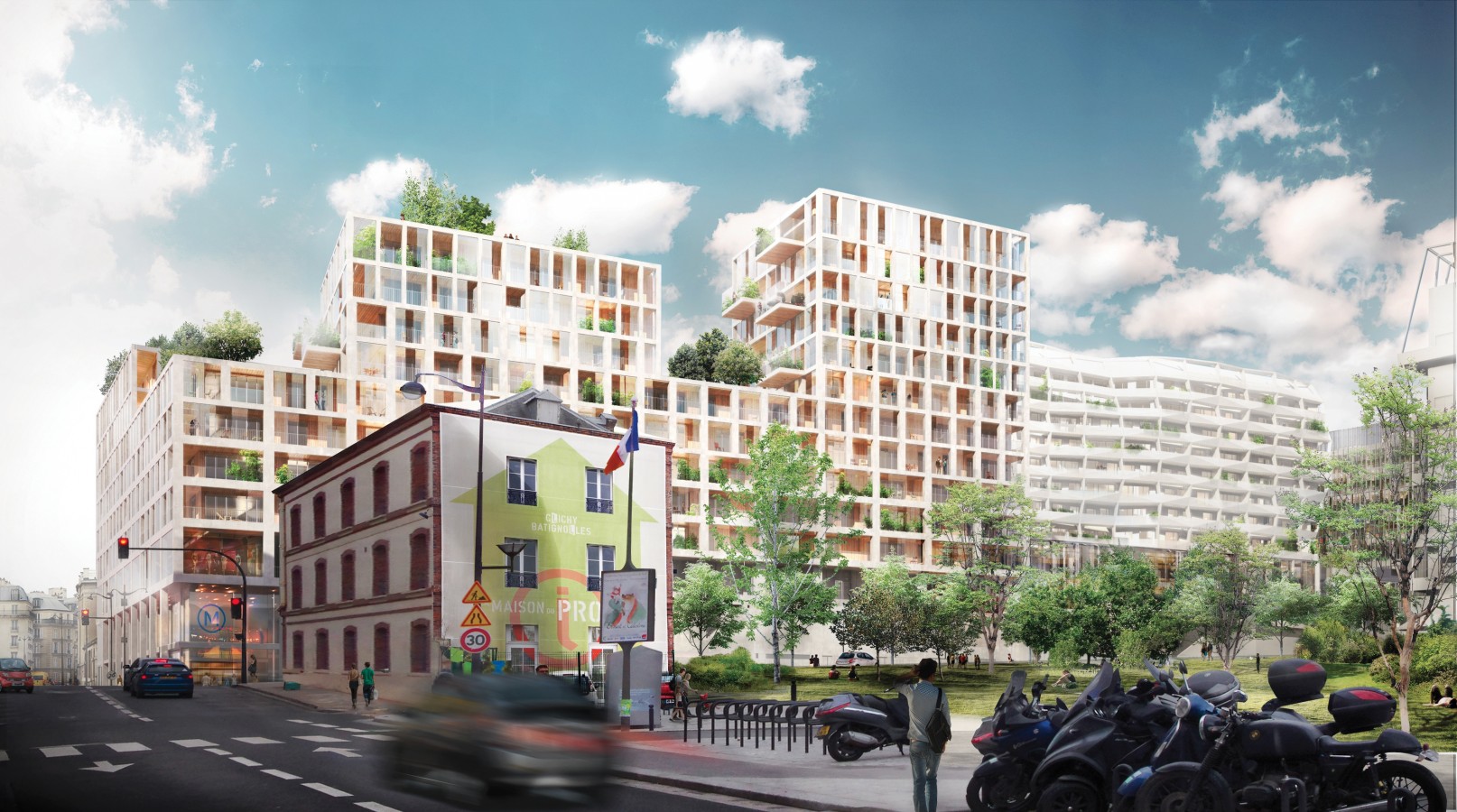 Clichy Batignolles, west sector : a new neighbourhood