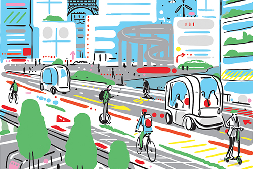 Dessine les routes du futur