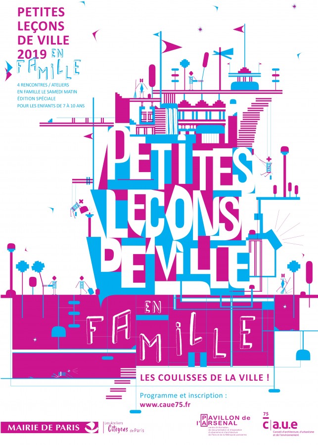 Petites leçons en ville en famille