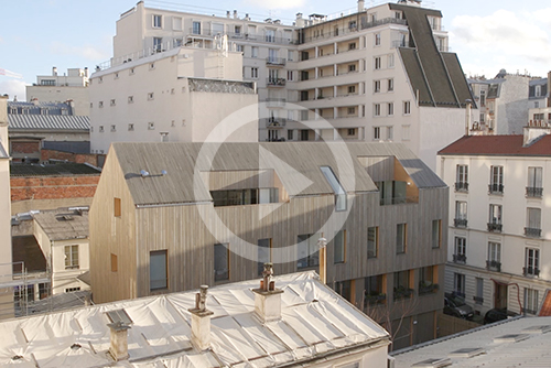 One building, two houses