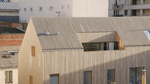 One building, two houses