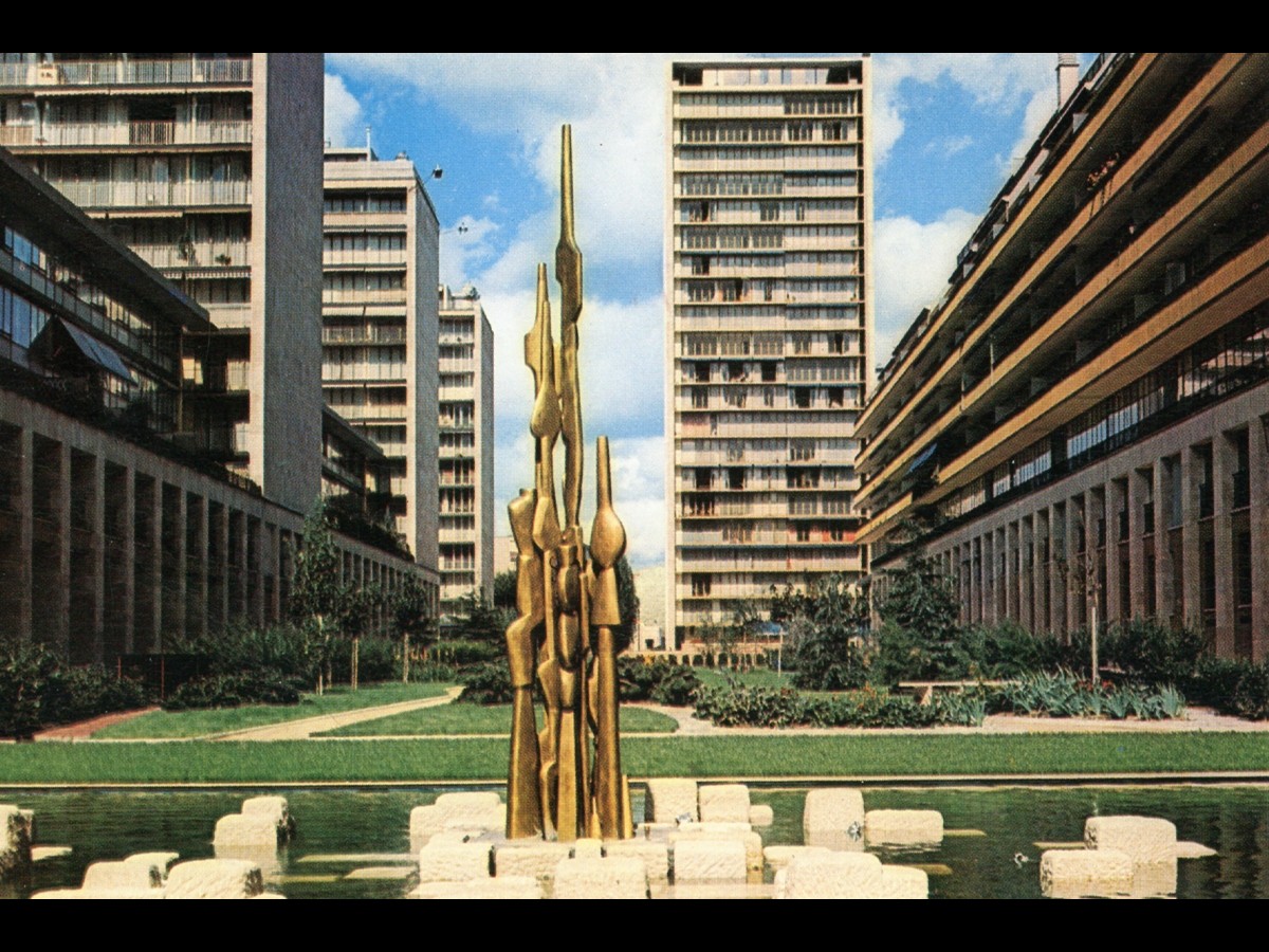 Résidence du Point-du-Jour, 1957-1963, Boulogne-Billancourt, Fernand Pouillon, architecte, Collection David Liaudet / D.R.