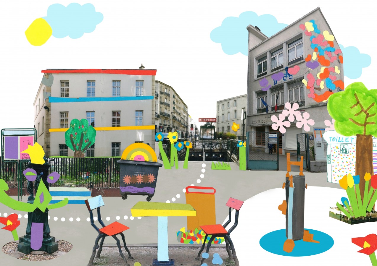 Le mobilier urbain vu par les enfants