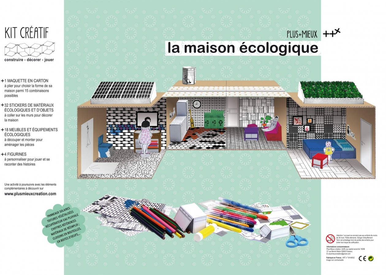 Kit créatif La maison écologique