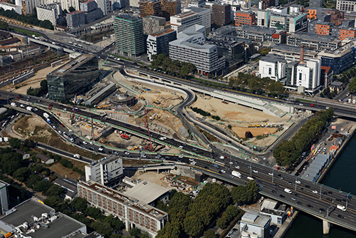 © Bruneseau Nord - Paris - Paris Rive Gauche - 13ème arrondissement © Guignard Philippe / Air Images