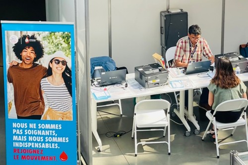 Journée mondiale des donneurs de sang au Pavillon de l’Arsenal