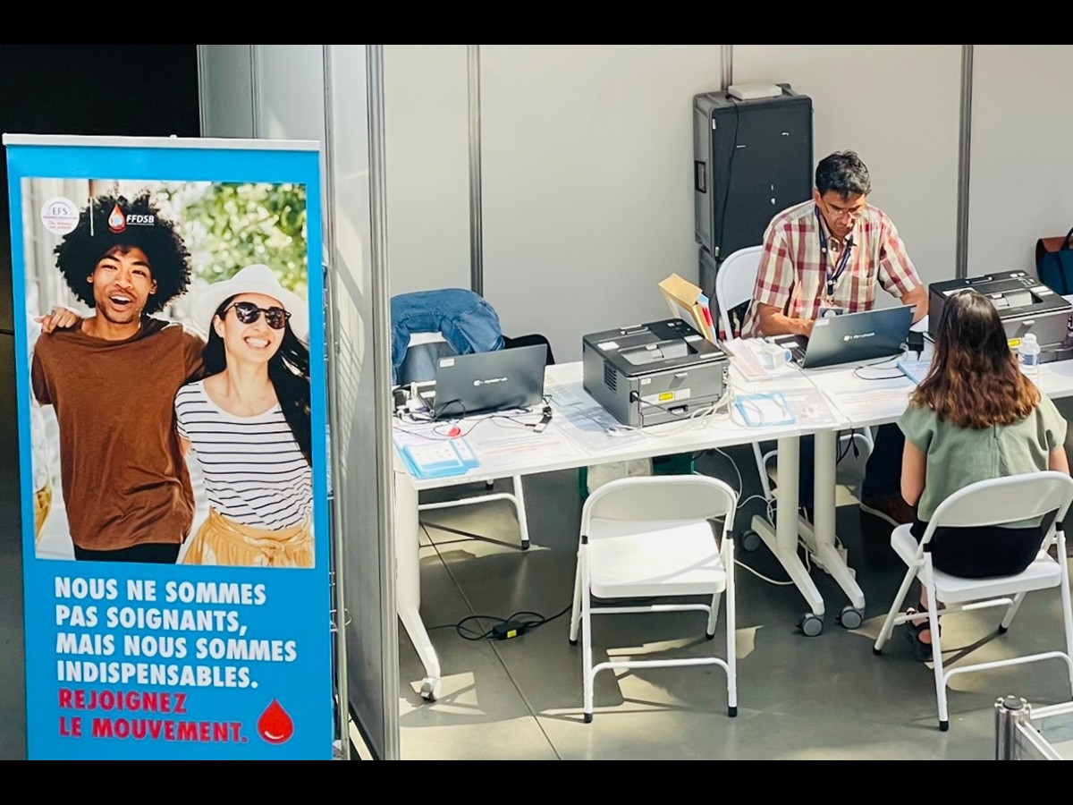 Journée mondiale des donneurs de sang au Pavillon de l’Arsenal